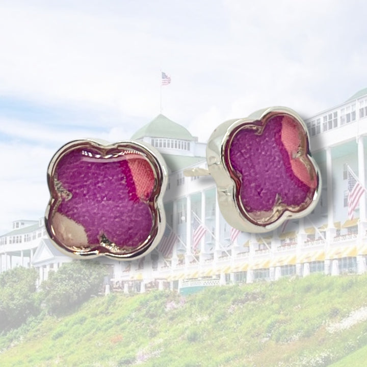 Tatiana Stud Earrings | Silver