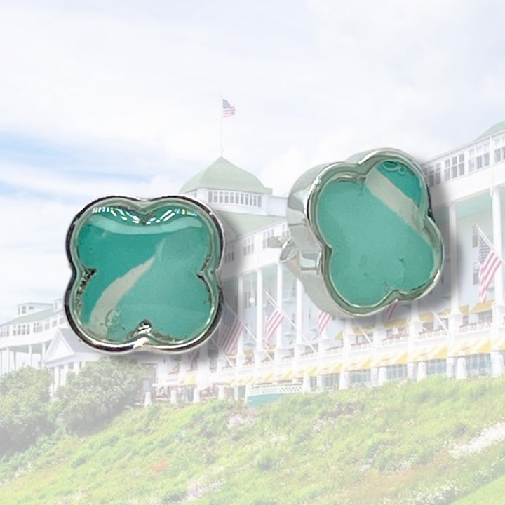 Tatiana Stud Earrings | Silver