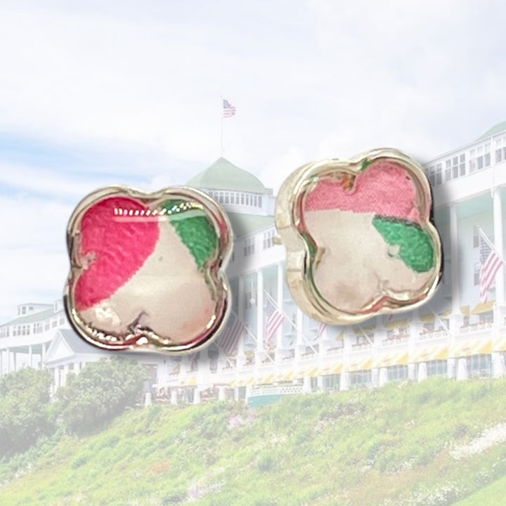 Tatiana Stud Earrings | Silver