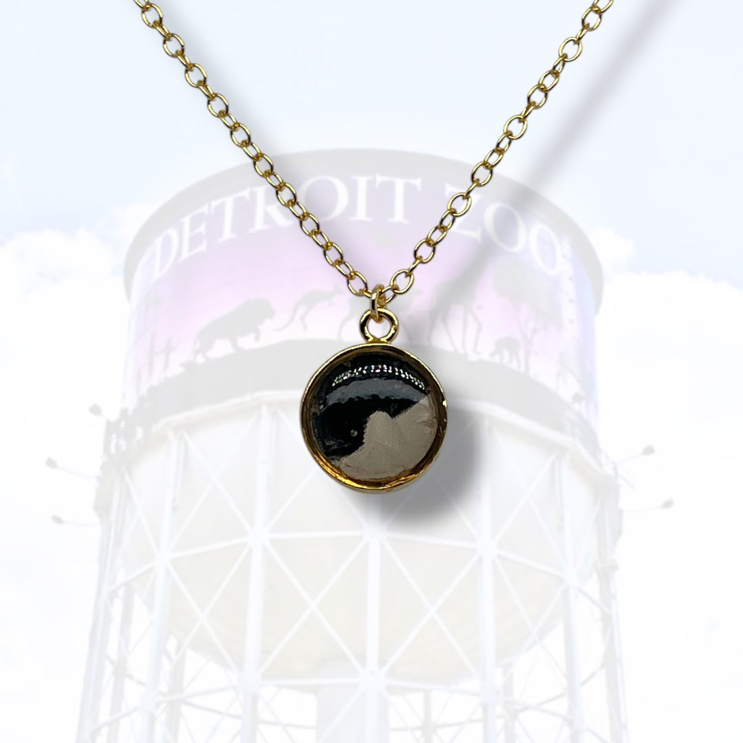 Detroit Zoo Amy Necklace | Gold