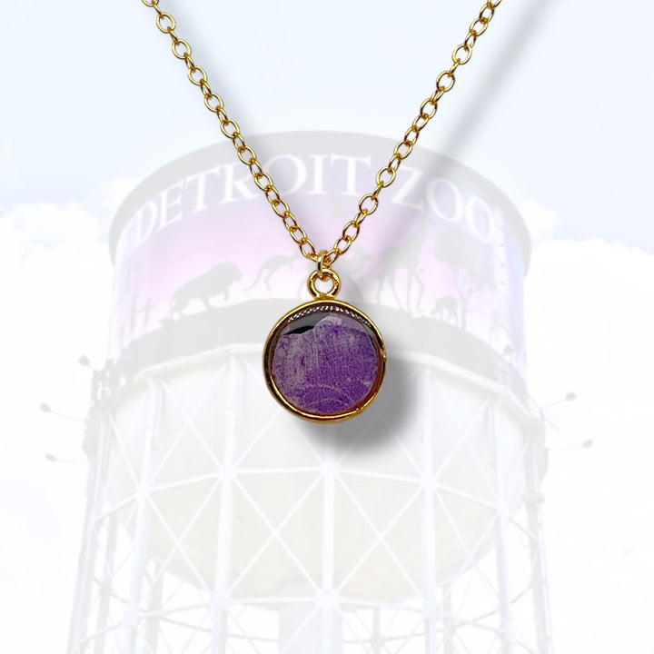Detroit Zoo Amy Necklace | Gold
