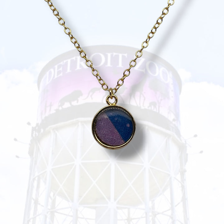 Detroit Zoo Amy Necklace | Gold