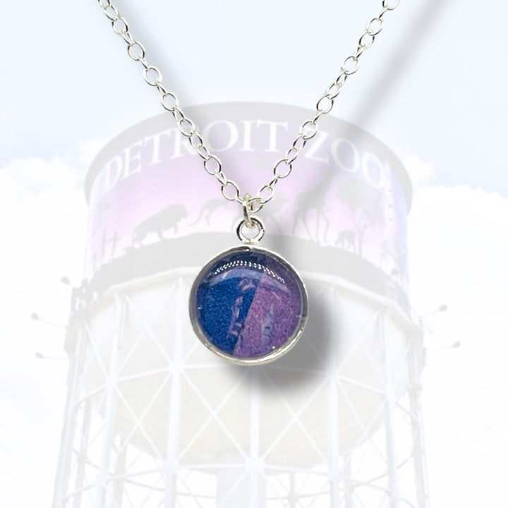 Detroit Zoo Amy Necklace | Silver