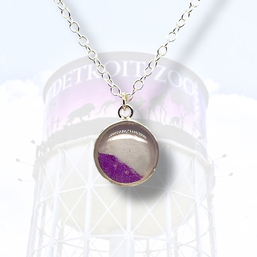 Detroit Zoo Amy Necklace | Silver