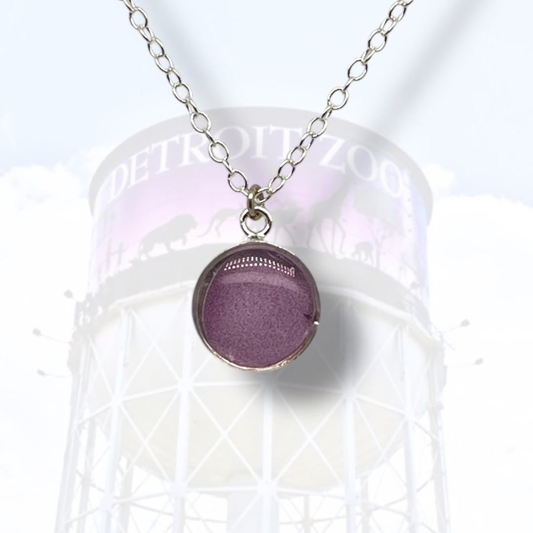 Detroit Zoo Amy Necklace | Silver