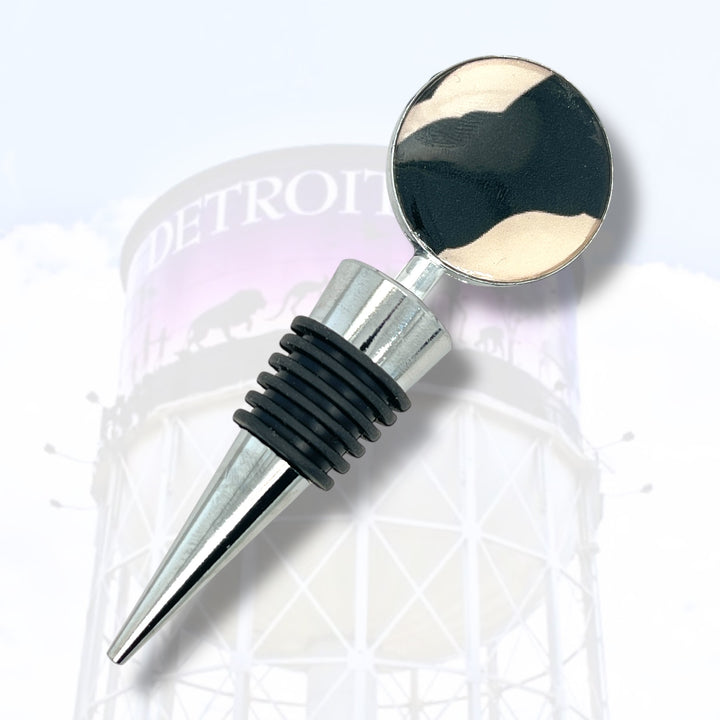 Detroit Zoo Bottle Stopper | Metal Alloy