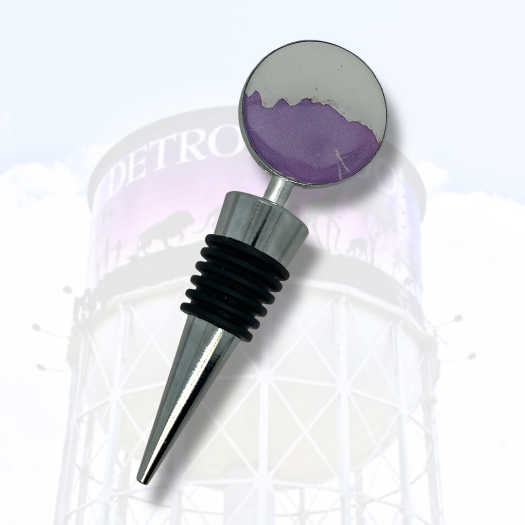 Detroit Zoo Bottle Stopper | Metal Alloy