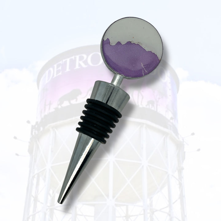 Detroit Zoo Bottle Stopper | Metal Alloy