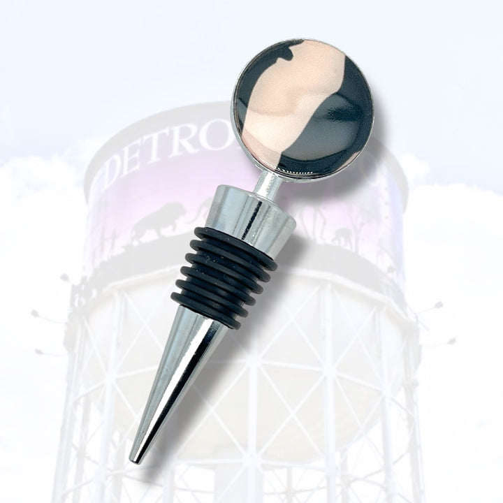 Detroit Zoo Bottle Stopper | Metal Alloy