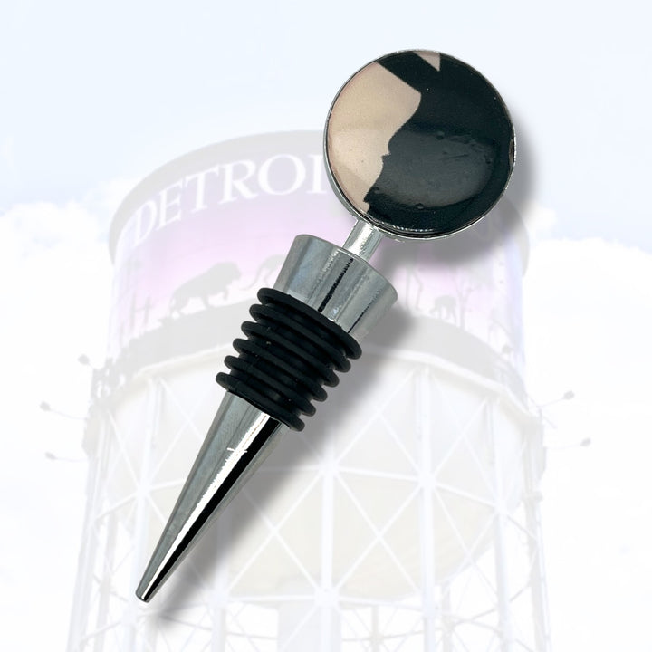 Detroit Zoo Bottle Stopper | Metal Alloy