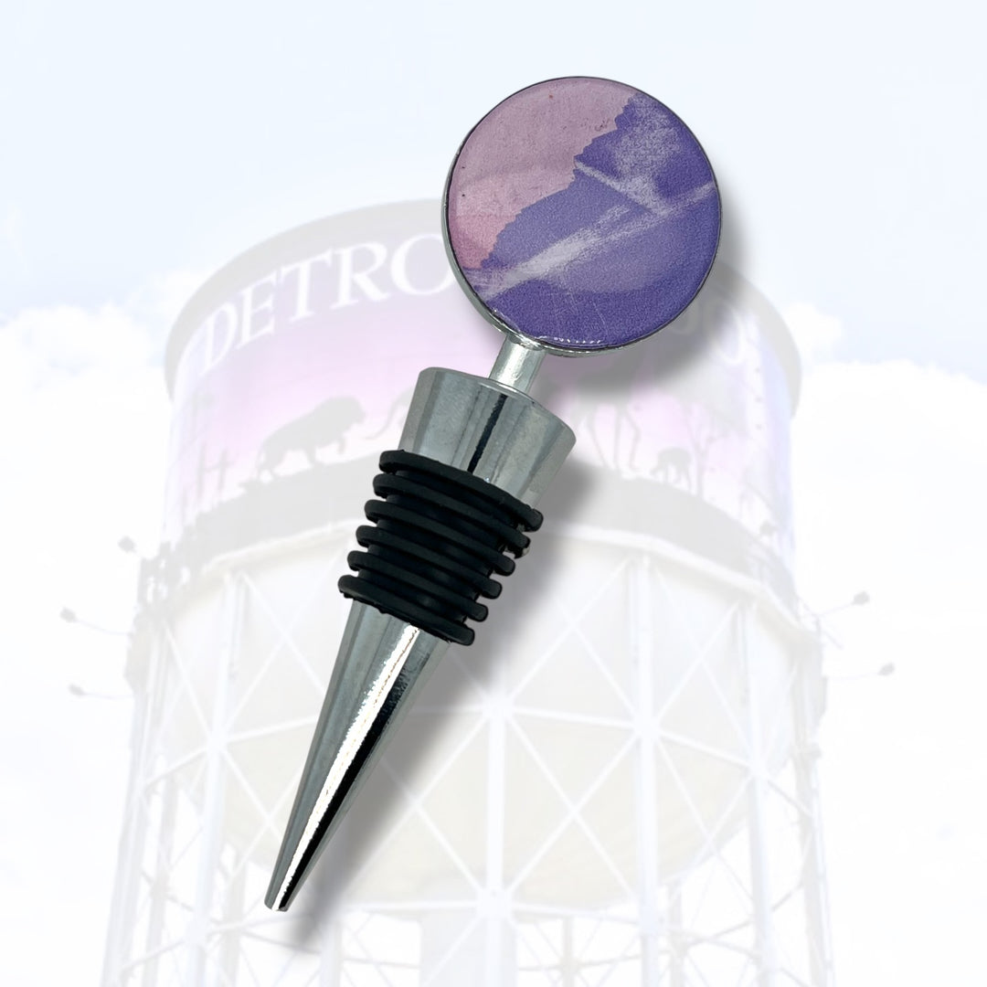 Detroit Zoo Bottle Stopper | Metal Alloy
