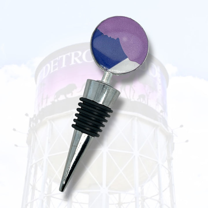 Detroit Zoo Bottle Stopper | Metal Alloy