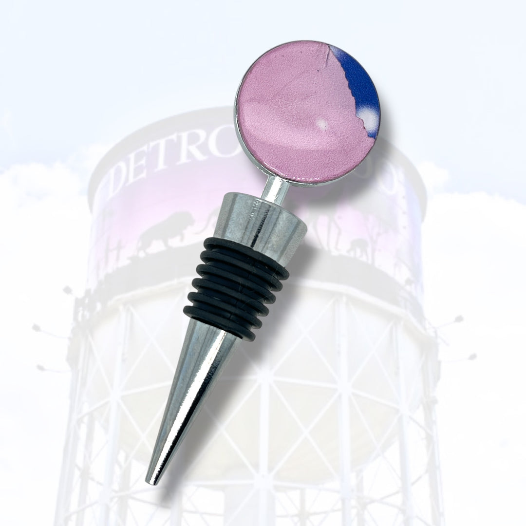 Detroit Zoo Bottle Stopper | Metal Alloy