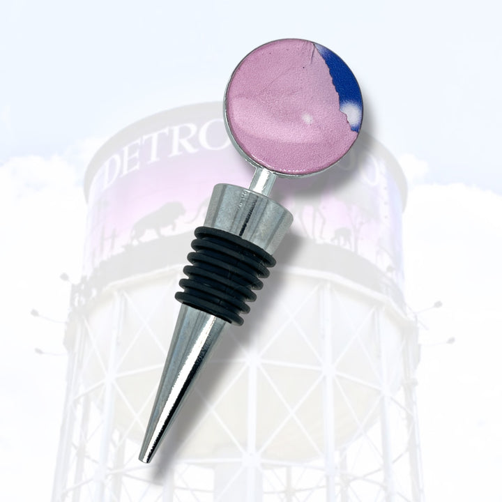 Detroit Zoo Bottle Stopper | Metal Alloy