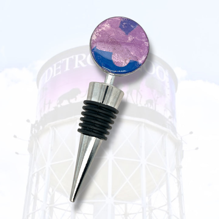 Detroit Zoo Bottle Stopper | Metal Alloy