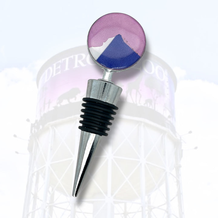 Detroit Zoo Bottle Stopper | Metal Alloy