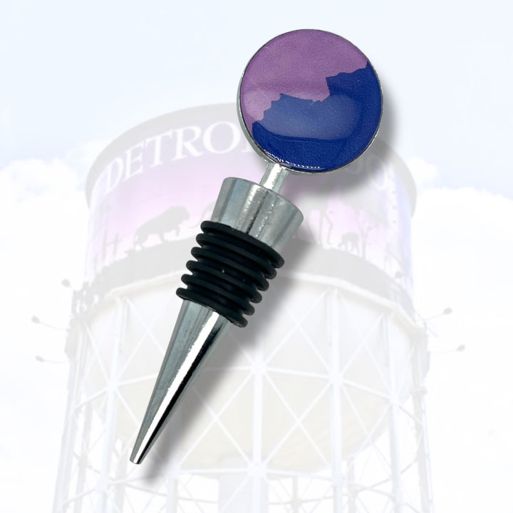 Detroit Zoo Bottle Stopper | Metal Alloy