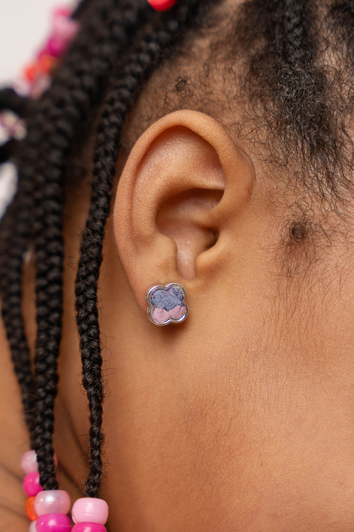 Tatiana Stud Earrings | Silver