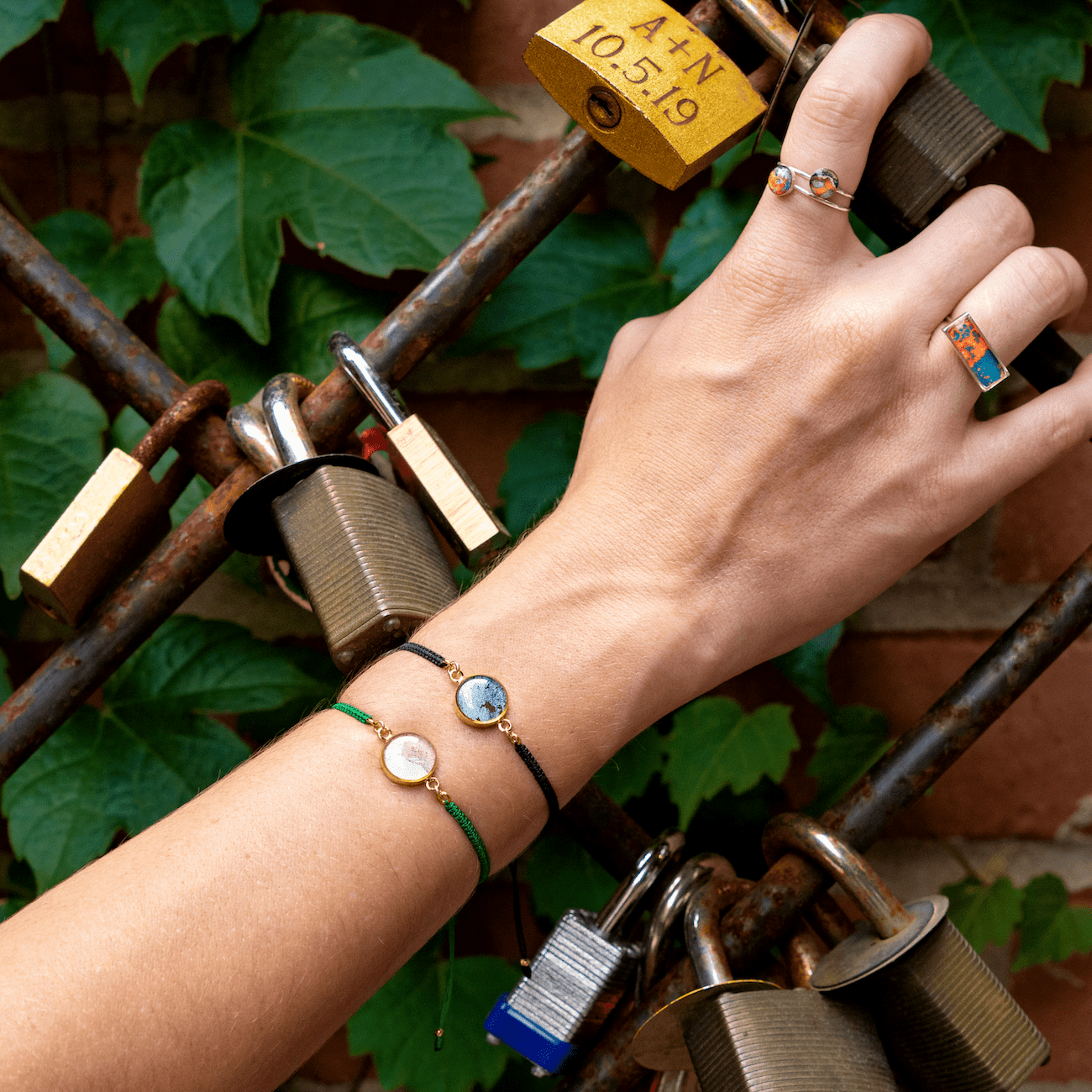 Taylor Bracelet | Gold | Green