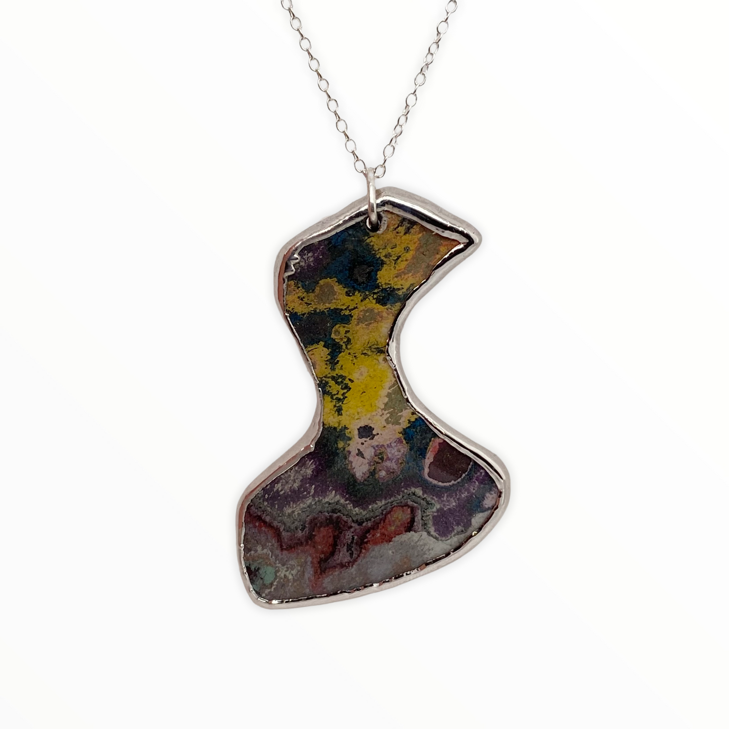 Patricia Necklace | Rhodium| Medium