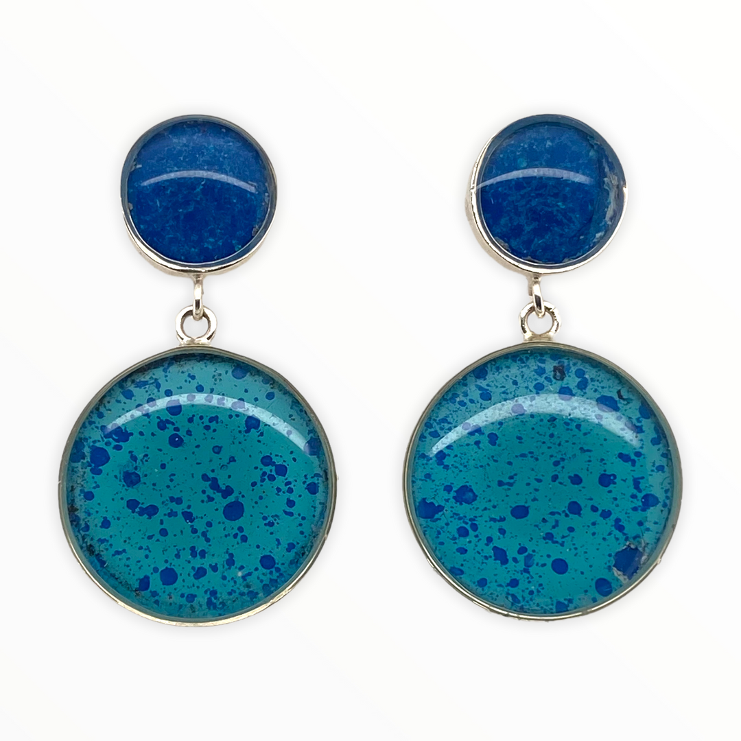 Angela Drop Earrings | Silver