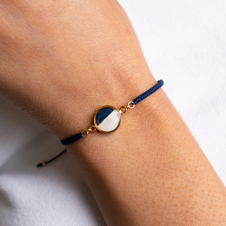 Taylor Bracelet | Gold | Navy