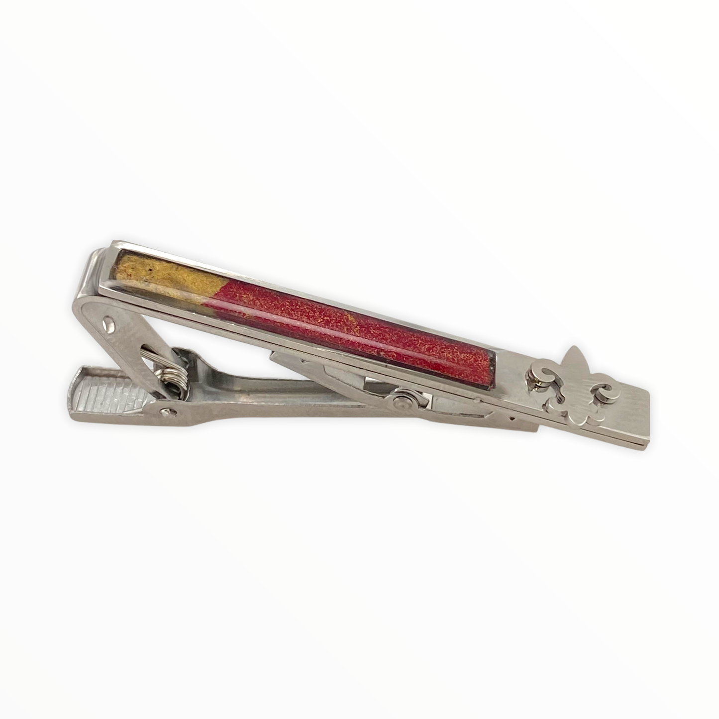 Fleur De Lis Russell Tie Clip | Stainless Steel
