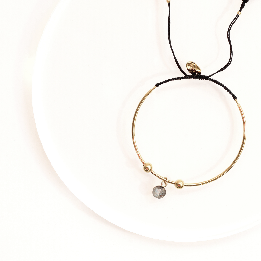 Bianca Bracelet | Gold | Black