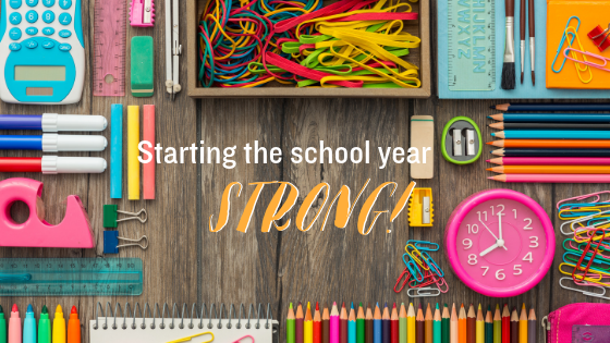 Starting the School Year Strong - Rebel Nell