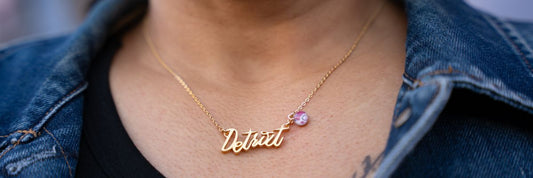 Celebrate Detroit's Spirit with the Detroit Necklace Collection!