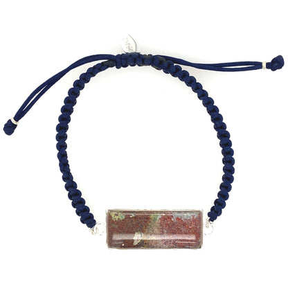 Carl Bracelet | Silver | Navy