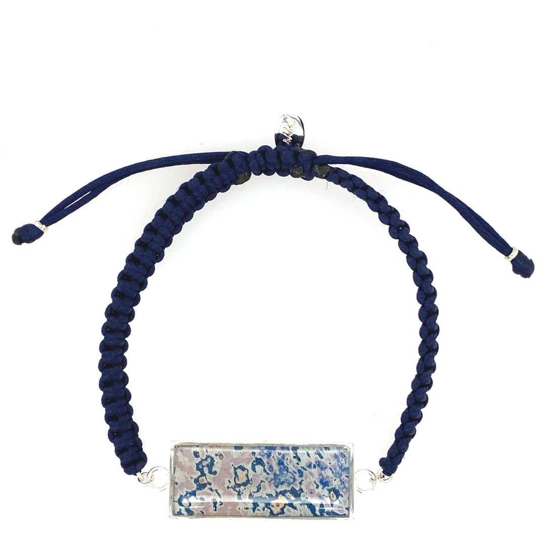 Carl Bracelet | Silver | Navy