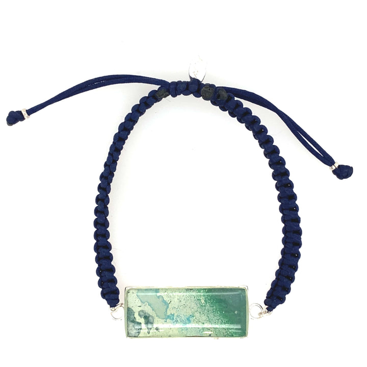 Carl Bracelet | Silver | Navy