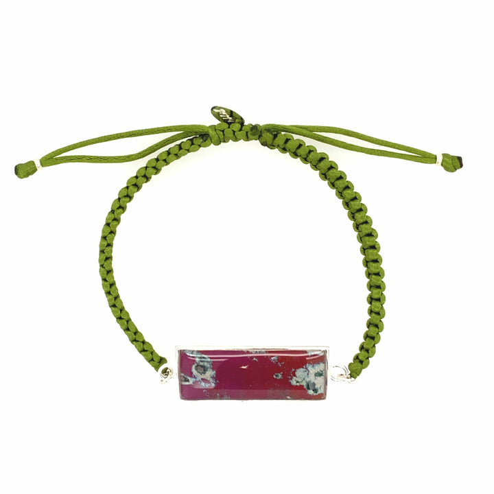 Carl Bracelet | Silver | Olive