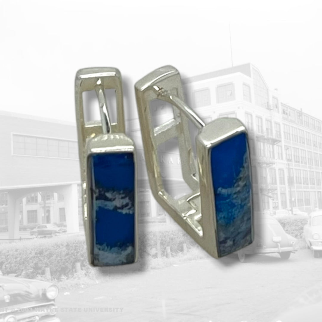 Beatrice Huggie Earrings | Silver