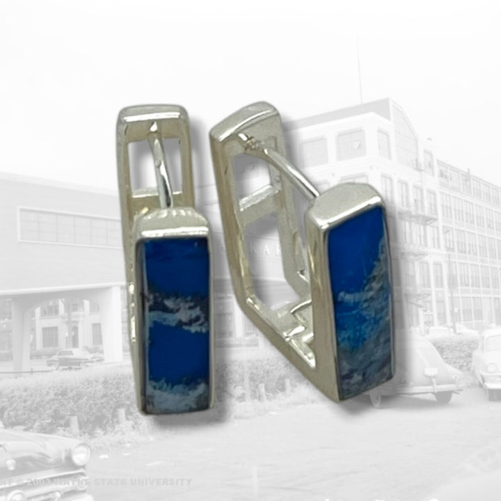 Beatrice Huggie Earrings | Silver