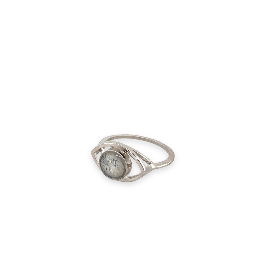 Natalie Ring | Rhodium | Size 7