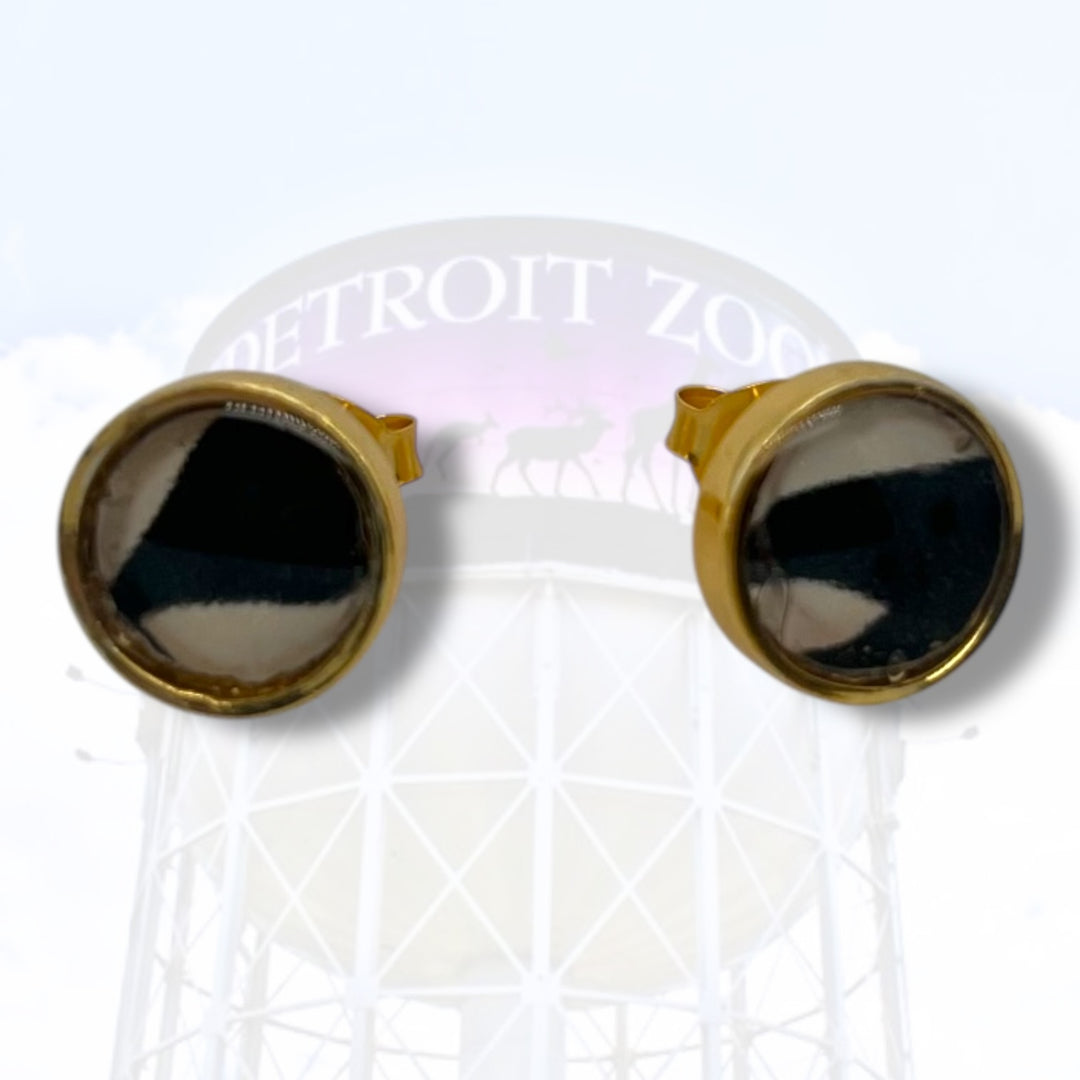 Detroit Zoo Brittany Earrings | Gold