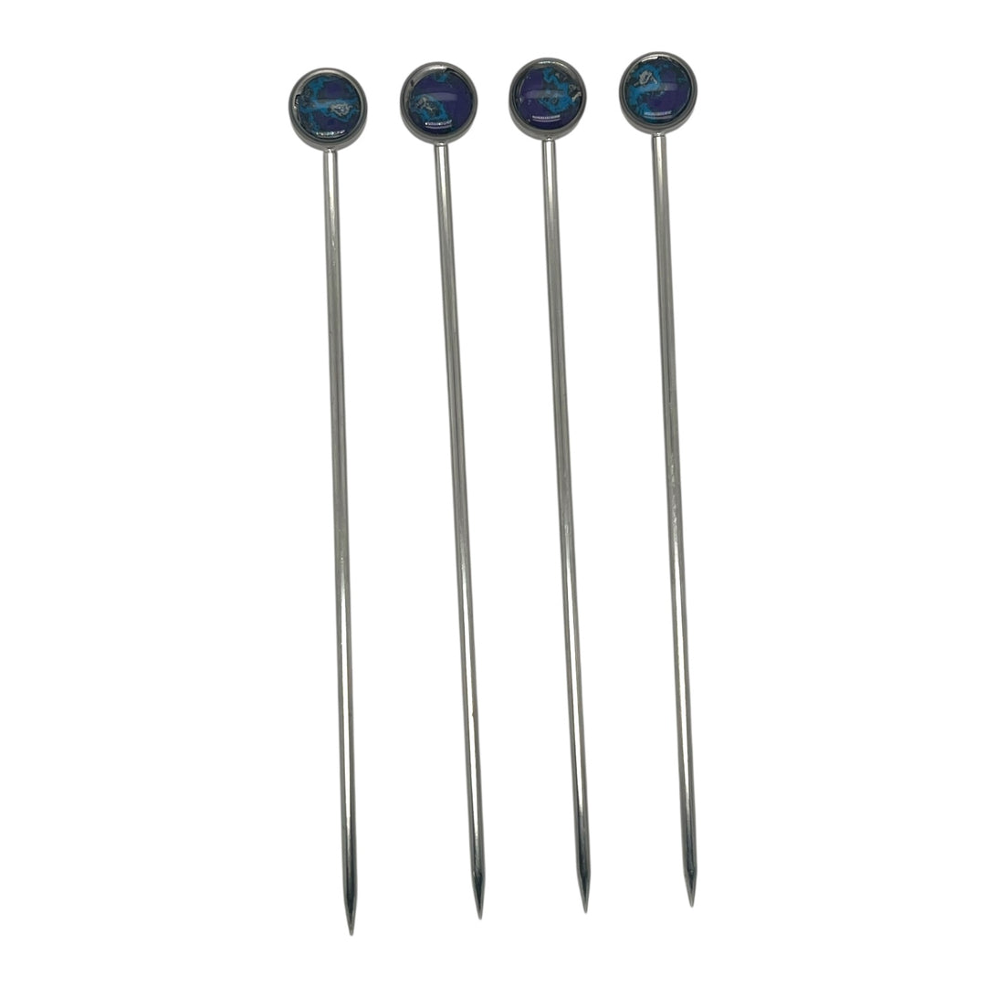 Drink Picks | Stainless Steel | Set of 4
