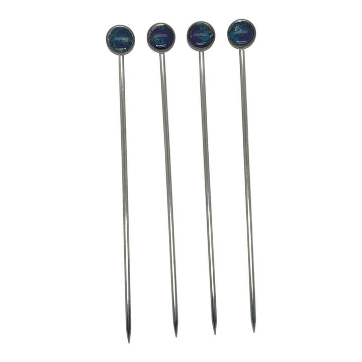 Drink Picks | Stainless Steel | Set of 4