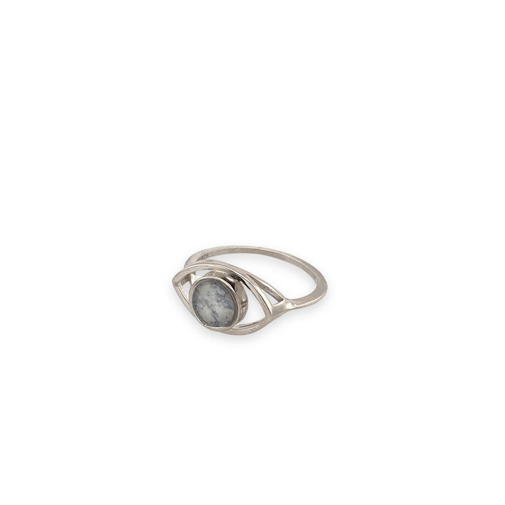 Natalie Ring | Rhodium | Size 8