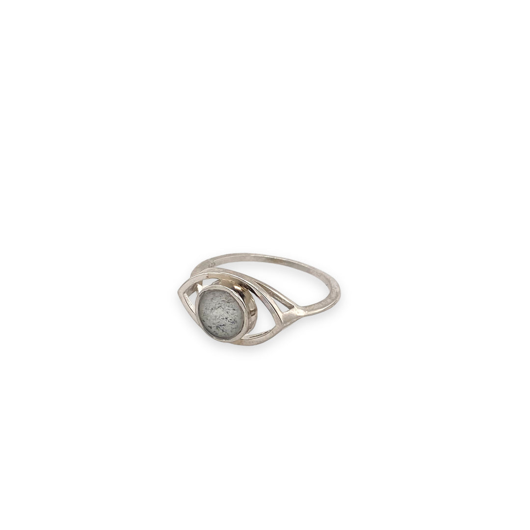 Natalie Ring | Rhodium | Size 8