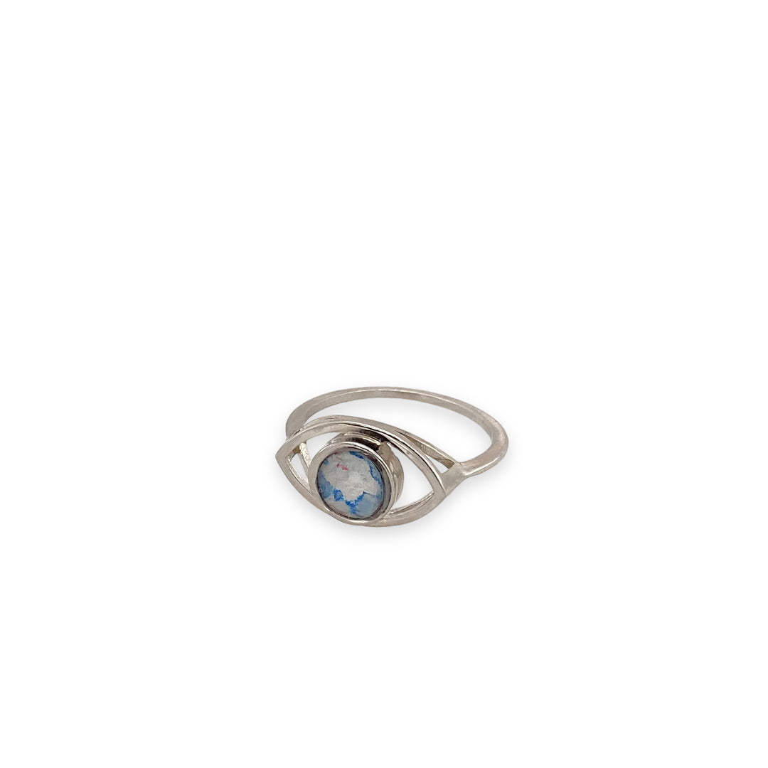 Natalie Ring | Rhodium | Size 8