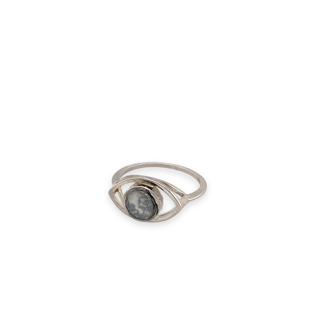 Natalie Ring | Rhodium | Size 8