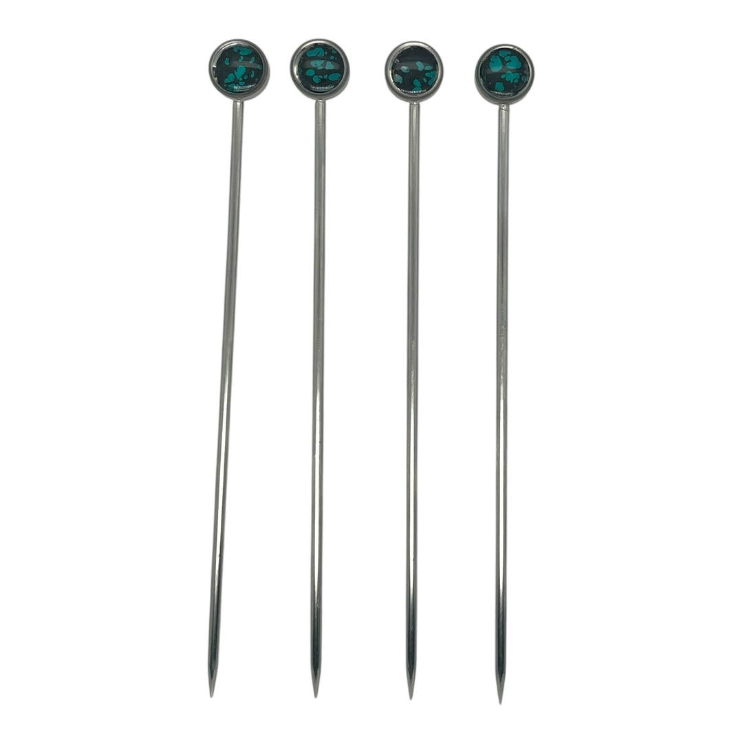 Drink Picks | Stainless Steel | Set of 4