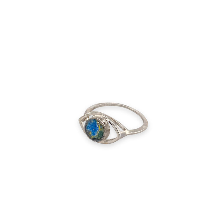 Natalie Ring | Rhodium | Size 9