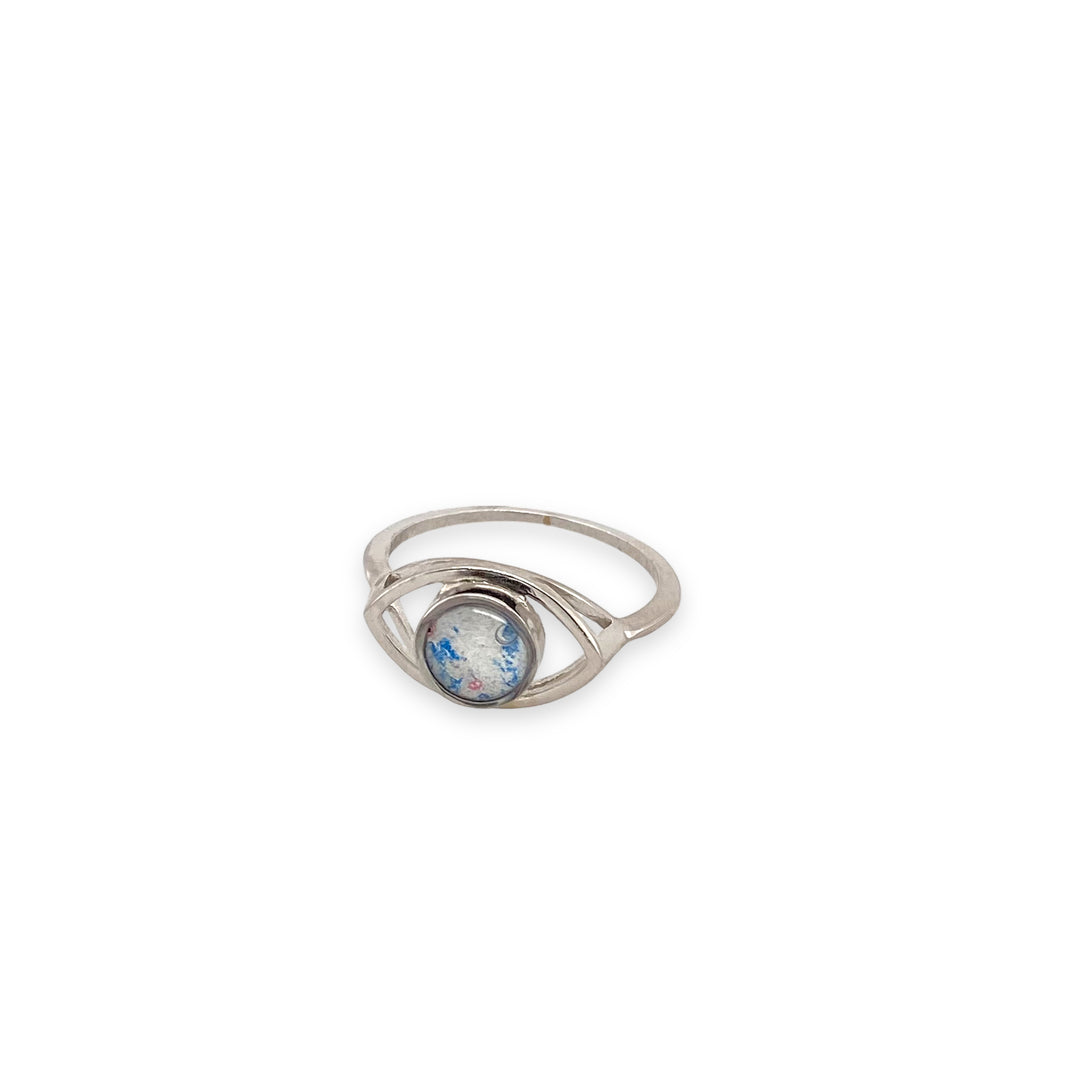 Natalie Ring | Rhodium | Size 9