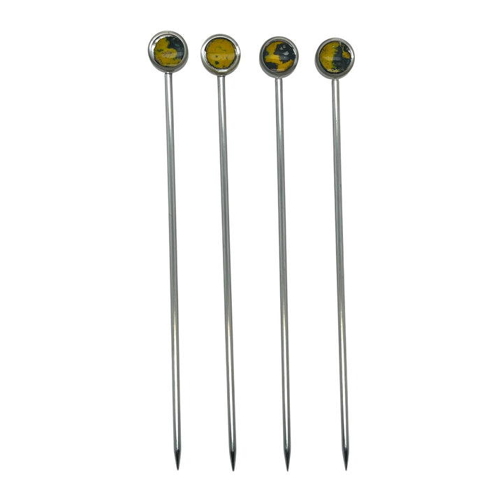 Drink Picks | Stainless Steel | Set of 4