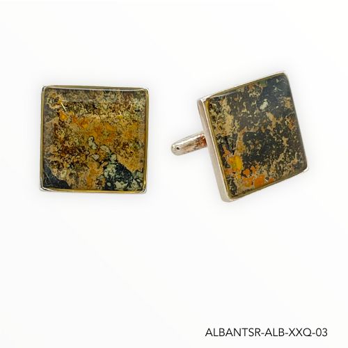 Antonio Cuff Links | Silver | Square