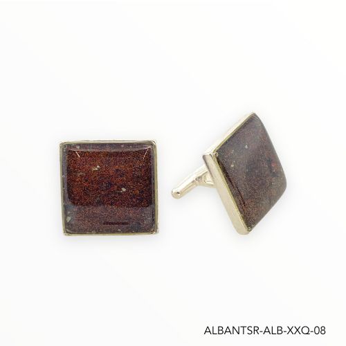 Antonio Cuff Links | Silver | Square